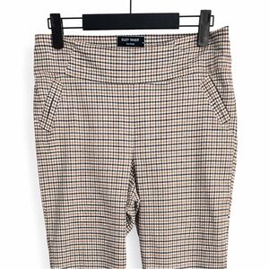 Suzy Shier Gingham Pull-On Pants – Size Large